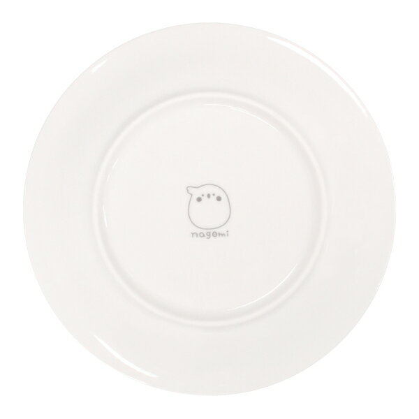 【なごみシリーズ】《単品》フェイスプレート　★オカメインコ　◆　プレート 小皿 ポット マグ カップ スプーン 贈答品 プレート お皿 小皿 豆皿 ディッシュ カトラリー 食器 レンジ対応 食洗器対応 ギフト ことりカフェ心斎橋 かわいい おしゃれ 誕生日 プレゼント