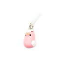 イヤホンジャック ★クルマサカオウム ◆ゆうパケット対応◆ ことり 小鳥 雑貨 モバイル スマホアクセサリー キーホルダー チャーム オウム 鳥【Suzumeya】