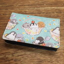 名刺ケース フルーツポンチ ペンギン ことり 小鳥 雑貨 グッズ 名刺入れ 大容量 イラスト かわいい おしゃれ 果物 キラキラ カジュアル カード入れ カードケース カード収納 カードホルダー プレゼント ギフト クリエイティブモーション【もこぺん】