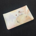 名刺ケース 星の王子さま ペンギン ことり 小鳥 雑貨 グッズ 名刺入れ 大容量 イラスト かわいい おしゃれ 水彩画 ファンタジー 幻想的 カジュアル カード...