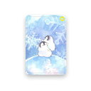 パスケース ★銀河雪 ◆ゆうパケット対応◆ ペンギン ことり 小鳥 雑貨 グッズ 縦型 薄型 ボールチェーン付き クリア窓 イラスト かわいい おしゃれ 鳥柄 アニマル 定期入れ 切符入れ カード入れ カードケース ICカード クリエイティブモーション【もこぺん】