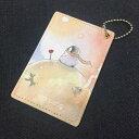 パスケース 星の王子さま ◆ゆうパケット対応◆ ペンギン ことり 小鳥 雑貨 グッズ 縦型 薄型 ボールチェーン付き クリア窓 イラスト かわいい おしゃれ 鳥柄 水彩画 幻想的 ファンタジー 定期入れ 切符入れ カード入れ カードケース クリエイティブモーション【もこぺん】