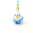 ことり鈴 ストラップ セキセイブルー ◆ゆうパケット対応◆ セキセイインコ ことり 小鳥 雑貨 グッズ 根付 鈴付き 鳥型 かわいい おしゃれ アクセサリー キ...
