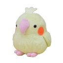 Mサイズ ★オカメインコ(ルチノー) ◆ 雑貨 ぬいぐるみ インテリア 飾り 抱っこ オカメインコ【ムニュマム】