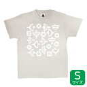 Tシャツ 花を囲むコトリタチ ★グレー《Sサイズ》 ことり 小鳥 ユニセックス レディース メンズ 女性 男性 半袖 クルーネック ウェア 洋服 アパレル ファッション コトリタチ 花を囲むコトリタチTシャツ【KOTORITACHI】