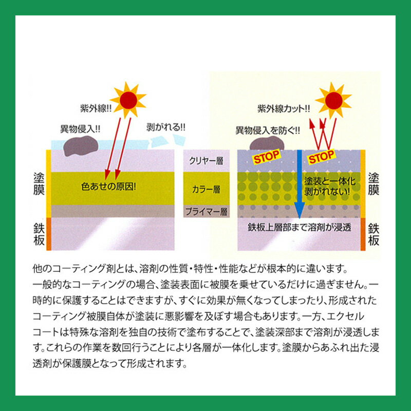 チャンピオン カーコーティング剤 エクセルブライトリキッド850ml スポンジ クロス付き カーワックス 防錆ワックス 車用品 ポリマーコート 撥水 艶出し エクセルコート 業務用 カーコーティング 車 洗車用品 カー用品 洗車セット コーティング剤 ボディコーティング