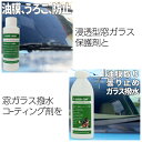 車 洗車グッズ 洗車用品 窓ガラス保護 撥水セット 各20ml スポンジ&クロス付き 撥...