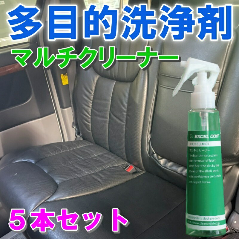車 洗車グッズ 洗車用品 多目的洗浄剤 マルチクリーナー250ml 5本セット 油膜 水垢 ブレーキダスト ポリマー 車内 シート 汚れ 除去 洗浄剤 マルチクリーナー クリーナー クリーナー剤 メンテナンス剤 水あか 水アカ メンテナンスグッズ 自動車用品
