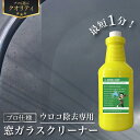 車 洗車グッズ 洗車用品 ガラス ウロコ取り 水垢 ガラスクリーナー 窓ガラス用鱗状斑点除去剤 1000g スポンジ&クロス付き うろこ落とし クリーナー シリ...