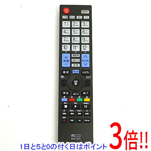 乐天商城 - 【1日と5.0のつく日、18日はポイント3倍！】【中古】ミヨシ テレビ用リモコン LG 対応 MRC-LG01