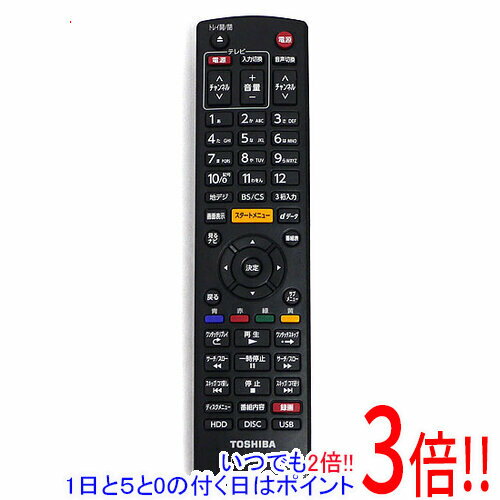 【中古】TOSHIBA製 ブルーレイレコーダー用リモコン SE-R0428