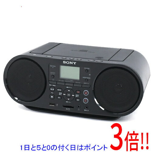 【延長保証対応!!】【1日と5.0のつく日、18日はポイント3倍！】【新品(開封のみ・箱きず・やぶれ)】 SONY CDラジオ ZS-RS81BT