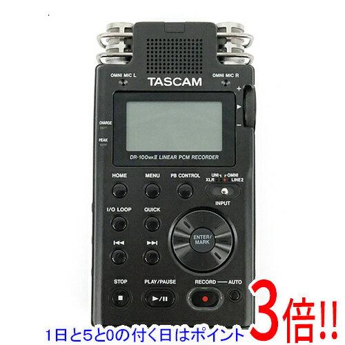 【いつでも2倍!5.0のつく日、18日は3倍!】【中古】TASCAM リニアPCM/ICレコーダー DR-100MK2 本体のみ 【いつでも2倍!5.0のつく日、18日は3倍!】【中古】TASCAM リニアPCM/ICレコーダー DR-100MK2 本体のみ