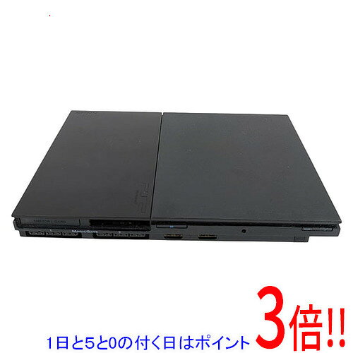 【1日と5.0のつく日、18日はポイント3倍！】【中古】SONY プレイステーション2 ブラック SCPH-90000CB ワケあり