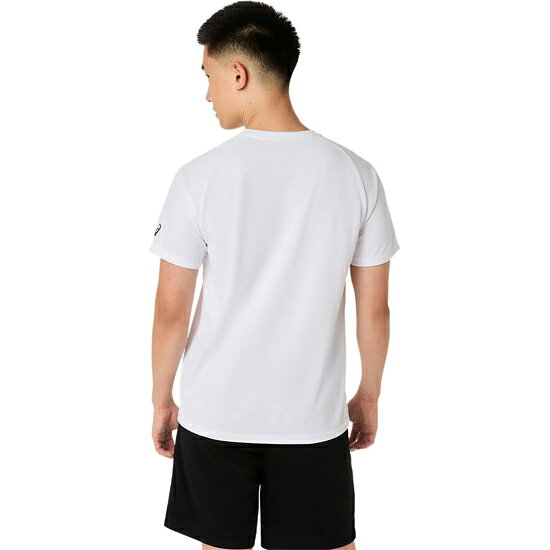 エクセラーの【1日と5.0のつく日、18日はポイント3倍！】asics アシックス 2XL サイズ ドライショートスリーブシャツ 2033C043 100 ブリリアントホワイト｜アングル2