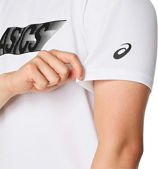 エクセラーの【1日と5.0のつく日、18日はポイント3倍！】asics アシックス 2XL サイズ ドライショートスリーブシャツ 2033C043 100 ブリリアントホワイト｜アングル3
