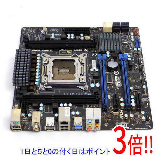 【いつでも2倍!5.0のつく日、18日は3倍!】【中古】MSI製 MicroATXマザーボード X79MA-SD40 LGA2011 【いつでも2倍!5.0のつく日、18日は3倍!】【中古】MSI製 MicroATXマザーボード X79MA-SD40 LGA2011