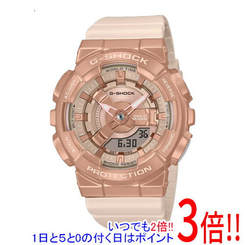 カシオ ビジネス腕時計 レディース 【いつでも2倍！1日と5．0のつく日は3倍！18日も3倍！】CASIO 腕時計 G-SHOCK GM-S110PG-4AJF