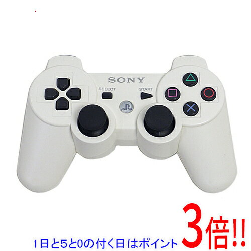 【いつでも2倍!5.0のつく日、18日は3倍!】【中古】SONY ワイヤレスコントローラー DUALSHOCK3 CECH-ZC2J ホワイト 本体のみ 【いつでも2倍!5.0のつく日、18日は3倍!】【中古】SONY ワイヤレスコントローラー DUALSHOCK3 CECH-ZC2J ホワイト 本体のみ
