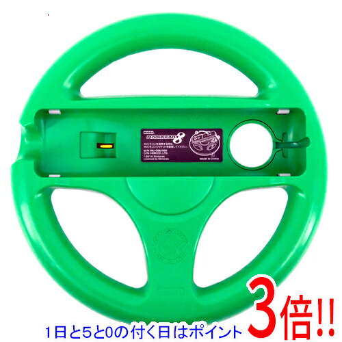 【1日と5.0のつく日、18日はポイント3倍！】【中古】マリオカート8 ハンドル for Wiiリモコン ルイージ 本体のみ