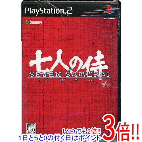 【いつでも2倍！1日と5．0のつく日は3倍！18日も3倍！】【新品訳あり(箱きず・やぶれ)】 SEVEN SAMURAI 20XX PS2