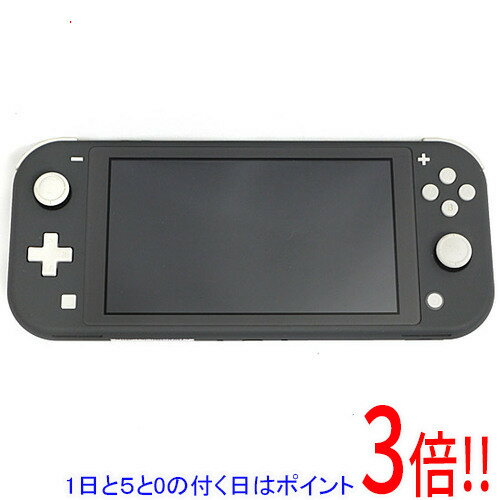 商品名【中古】任天堂 Nintendo Switch Lite(ニンテンドースイッチ ライト) HDH-S-GAZAA グレー商品状態 動作確認済みの中古品です。 ※中古品ですので、傷、汚れ等ある場合がございます。 ご理解の上、ご検討お願いします。 商品説明 小さく、軽く、持ち運びやすい。携帯専用のNintendo Switch。 「Nintendo Switch Lite」は、「Nintendo Switch」の新しい仲間で、コントローラーを本体と一体化させることで、小さく、軽く、持ち運びやすくなった、携帯専用のゲーム機です。 携帯専用なので、テレビに画面を出力して遊ぶことはできませんが、Nintendo Switchの携帯モードでプレイできるすべての「Nintendo Switch(※)」ソフトがお楽しみいただけます。 ※「携帯モード」に対応したソフトでも、Joy-Conの機能(HD振動、モーションIRカメラ、Joy-Con内蔵のモーションセンサー)を利用するソフトは、Joy-Conをお持ちでない場合、遊びかたに制限のある場合がございます。 商品名 Nintendo Switch Lite [グレー] 型番 HDH-S-GAZAA 仕様 セット内容 ・Nintendo Switch Lite本体 ・Nintendo Switch ACアダプター ・セーフティーガイド ※ありません！ 付属品 ※画像のものがすべてです。ご確認後、ご検討お願いします。 その他 ※商品の画像はイメージです。その他たくさんの魅力ある商品を出品しております。ぜひ、見て行ってください。※返品についてはこちらをご覧ください。　