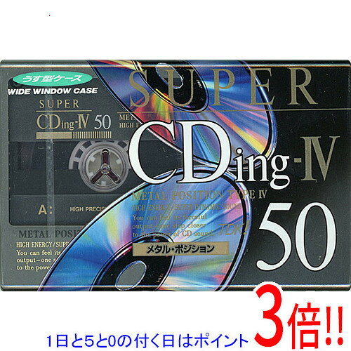 【1日と5.0のつく日、18日はポイント3倍！】TDK カセットテープ メタルポジション SUPER CDing-IV SCD4-50 50分