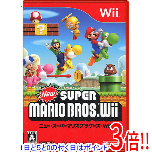 商品名【中古】New スーパーマリオブラザーズ Wii 説明書なし・ディスク傷・ケースいたみ商品状態 開封済みの中古品です。☆ケース付き！※説明書はありません。また、ケースに破れ・キズ・日焼けなどの傷みが見られます。(画像はイメージです。)※ディスク全体に薄い傷が見られますが、ゲームのプレイには問題ないレベルとなっております。※本商品は、製品の性質上、返品はお受けできませんのでご了承ください。 商品情報 ひとりでも、みんなでも、誰でもできるWiiのマリオ。 ジャンル アクション 対応機種 Wii プレイ人数 1〜4人 CERO A (全年齢対象) メーカー 任天堂 その他 ※商品の画像はイメージです。 その他たくさんの魅力ある商品を出品しております。ぜひ、見て行ってください。 ※返品についてはこちらをご覧ください。　