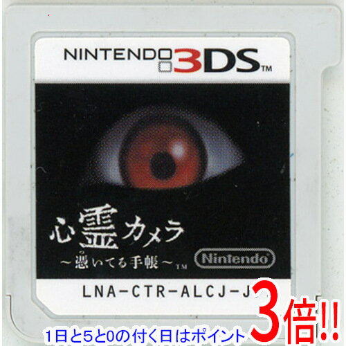 【1日と5.0のつく日、18日はポイント3倍！】【中古】心霊カメラ 〜憑いてる手帳〜 3DS ソフトのみ