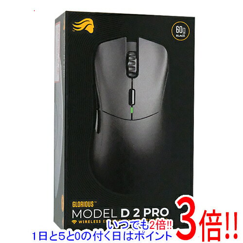 【いつでも2倍！1日と5．0のつく日は3倍！18日も3倍！】Glorious ワイヤレスゲーミングマウス Glorious Model D 2 PRO Wireless GLO-MS-PDWV2-1K-B Black