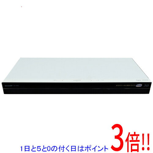 【1日と5.0のつく日、18日はポイント3倍！】【中古】SHARP AQUOS ブルーレイディスクレコーダー 1TB 2B-C10BW2 リモコンなし