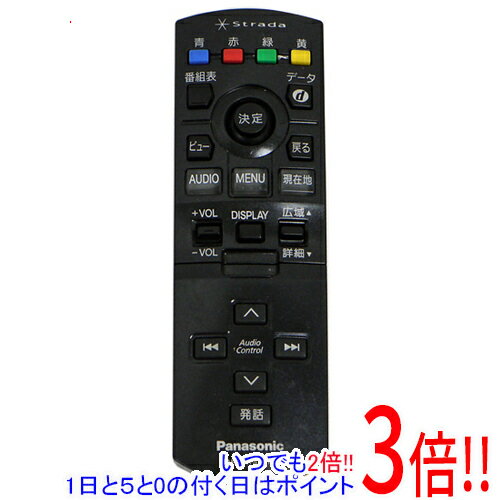 楽天エクセラー【いつでも2倍！1日と5．0のつく日は3倍！18日も3倍！】【中古】Panasonic カーナビ用リモコン YEFX9996531