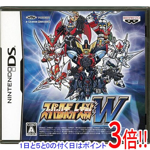 【1日と5.0のつく日、18日はポイント3倍!】【中古】スーパーロボット大戦W DS カバーいたみ 【1日と5.0のつく日、18日はポイント3倍!】【中古】スーパーロボット大戦W DS カバーいたみ