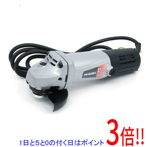商品名HiKOKI 100mm 電気ディスクグラインダ PDH-100J商品状態新品 当店では電動工具に関しましての初期不良の対応期間を2週間と定めさせていただいております。 それ以降の使用に関しましての不良は当店で対応致しかねます。 プロ用の専門工具となる為、メーカーでの保証がございません。 予めご了承の上、ご購入の検討をお願い致します。商品説明電気用品安全法新基準対応 信頼のアルミダイキャストボディシリーズ! 最大出力1,160W 強力形! 低速高トルク形! トイシ外径100mm 定格電圧100V 単相直巻整流子モーター搭載 商品名100mm 電気ディスクグラインダ 型番PDH-100J仕様タイプ グラインダー 形状 ディスク 動力 電気(コード式) 回転数 9500 rpm 砥石寸法(外径) 100 mm 重量 1.9 kg 標準付属品 レジノイドフレキシブルトイシ・スパナ メーカー名HiKOKIその他 ※商品の画像はイメージです。その他たくさんの魅力ある商品を出品しております。ぜひ、見て行ってください。※返品についてはこちらをご覧ください。　