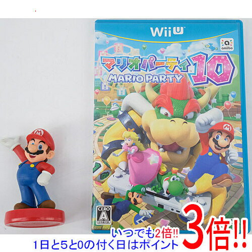 商品名【中古】マリオパーティ10 amiiboセット Wii U 外箱なし商品状態 開封済みの中古品です。画像のものはすべて揃っています。※外箱がありません。ご理解の上、ご検討よろしくお願いします。 ※本商品は、製品の性質上、返品はお受けできませんのでご了承ください。 商品情報 『マリオパーティ10』と『amiibo マリオ（スーパーマリオシリーズ）』がセットになって登場！ クッパになって大暴れ！いろいろ遊べるマリオパーティ 対応機種 Wii U 仕様 ジャンル パーティゲーム CERO 「A」全年齢対象 プレイ人数 1〜5人 メーカー 任天堂 その他 ※商品の画像はイメージです。 その他たくさんの魅力ある商品を出品しております。ぜひ、見て行ってください。 ※返品についてはこちらをご覧ください。　