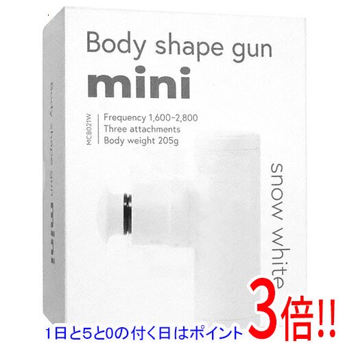 商品名アルインコ ボディシェイプガンミニ MCB021W スノーホワイト商品状態新品です。型番 MCB021W [スノーホワイト]仕様[本体仕様]タイプ ハンディマッサージ寸法 7x11.3x3.5 cm重さ 0.205 kg[マッサージ部位]肩 ○腕 ○腰 ○[その他機能]コードレス ○その他※掲載画像は代表画像です。実際の商品と細部が異なる場合がございますので、商品状態につきましては表記の内容をご確認ください。※返品についてはこちらをご覧ください。　