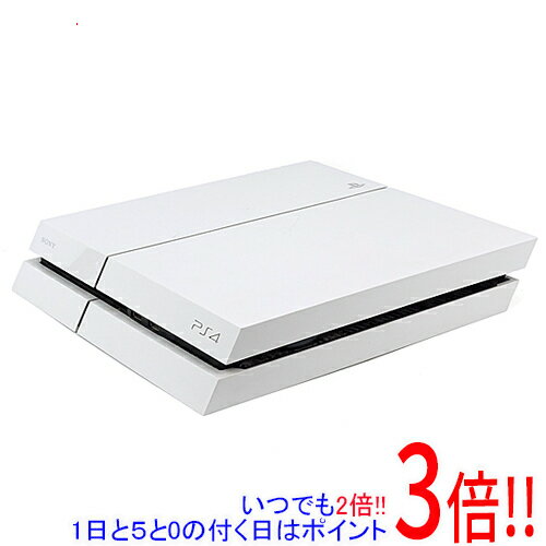 【いつでも2倍！1日と5．0のつく日は3倍！18日も3倍！】【中古】SONY プレイステーション4 500GB ホワイト CUH-1100AB02 コントローラーなし