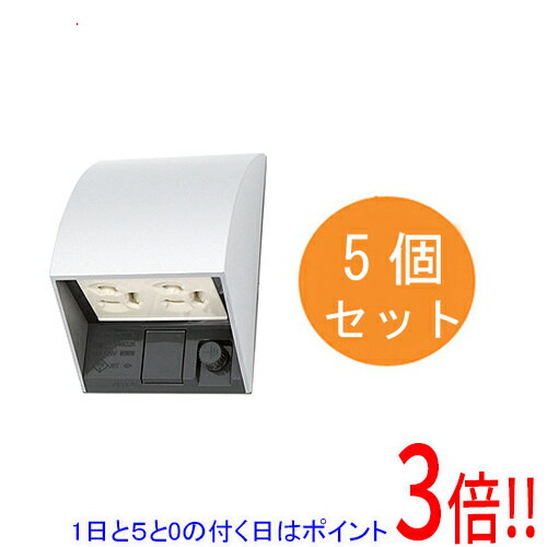 Rakuten - 【1日と5.0のつく日、18日はポイント3倍！】【新品(開封のみ・箱きず・やぶれ)】 Panasonic スマート接地防水ダブルコンセント(アースターミナル付) 5個入り WK4602SK