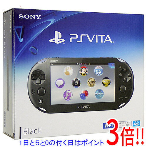【いつでも2倍!5.0のつく日、18日は3倍!】【中古】PSVita Wi-Fiモデル ブラック PCH-2000 ZA11 本体のみ 元箱あり 【いつでも2倍!5.0のつく日、18日は3倍!】【中古】PSVita Wi-Fiモデル ブラック PCH-2000 ZA11 本体のみ 元箱あり