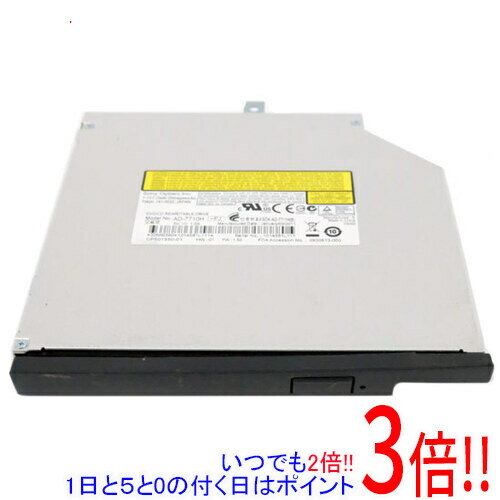 商品名【中古】SONY Optiarc 内蔵型 DVDドライブ AD-7710H商品状態 動作確認済の中古品です。 ※ベゼルなし ※中古品ですので、傷、汚れ等ある場合がございます。ご理解の上、ご検討お願いします。 商品名 内蔵型 DVDドライブ 型番 AD-7710H 仕様 [基本スペック] 設置方式 内蔵 接続インターフェース SATA キャッシュ 2MB 対応メディア DVD-R/DVD-RW/DVD-R DL/DVD+R/DVD+RW/DVD+R DL/DVD-RAM [書き込み速度] DVD-R書き込み速度 8 倍速 DVD-RW書き換え速度 6 倍速 DVD+R書き込み速度 8 倍速 DVD+RW書き換え速度 8 倍速 DVD-RAM書き換え速度 5 倍速 CD-R書き込み速度 24 倍速 CD-RW書き込み速度 24 倍速 付属品 ※付属品なし。本体のみとなります。ご確認後、ご検討お願い致します。 その他 ※商品の画像はイメージです。その他たくさんの魅力ある商品を出品しております。ぜひ、見て行ってください。※返品についてはこちらをご覧ください。　