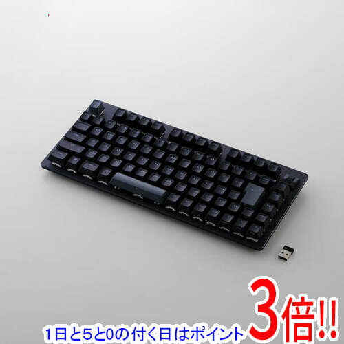 ELECOM ゲーミングキーボード V custom TK-VK520LBK 赤軸 ブラック ELECOM ゲーミングキーボード V custom TK-VK520LBK 赤軸 ブラック