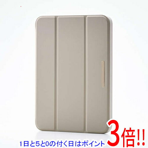Rakuten - 【1日と5.0のつく日、18日はポイント3倍！】ELECOM iPad mini(A17 Pro) フラップケース 薄型軽量 TB-A25SWVJM3GB グレージュ