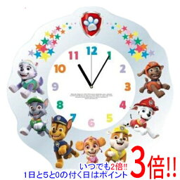 【いつでも2倍！1日と5．0のつく日は3倍！18日も3倍！】マリモクラフト 掛け時計 アクリルウォールクロック パウ・パトロール PAW-016