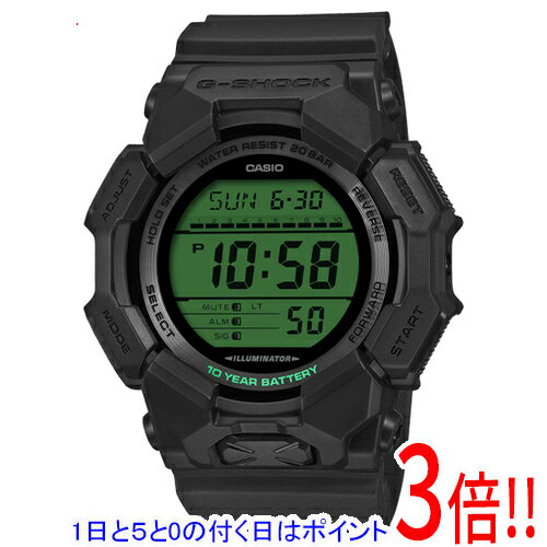 LANCASTER - 【延長保証対応!!】【1日と5.0のつく日、18日はポイント3倍！】CASIO 腕時計 G-SHOCK BLACK AND ELECTRO GREEN GD-010BEG-1JF