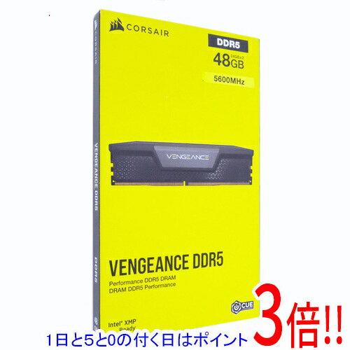 Corsair デスクトップ用 CMK48GX5M2B5600C40 DDR5 PC5-44800 24GB 2枚組