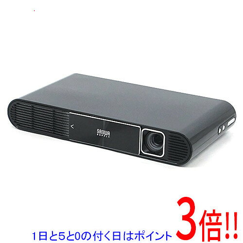 【1日と5.0のつく日、18日はポイント3倍！】【新品訳あり(箱きず・やぶれ)】 SANWA SUPPLY モバイルプロジェクター PRJ-7 ブラック