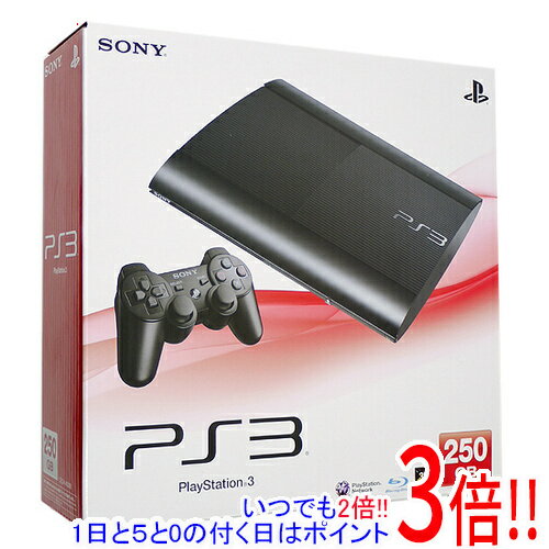 【いつでも2倍！1日と5．0のつく日は3倍！18日も3倍！】【中古】SONY プレイステーション3 250GB ブラック CECH-4200B コントローラーなし 元箱あり