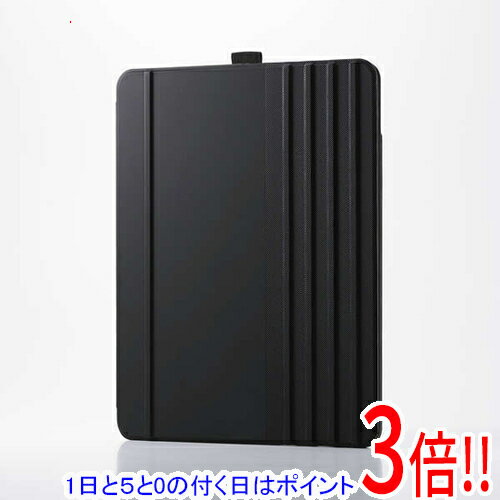 乐天商城 - 【1日と5.0のつく日、18日はポイント3倍！】ELECOM 13インチiPad Air(M3/M2) フラップケース 角度調整 ドローイング 8アングル TB-A25XWVDBK ブラック