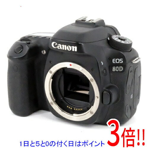 【いつでも2倍!5.0のつく日、18日は3倍!】【中古】Canon製 デジタル一眼レフカメラ EOS 80D ボディ 【いつでも2倍!5.0のつく日、18日は3倍!】【中古】Canon製 デジタル一眼レフカメラ EOS 80D ボディ