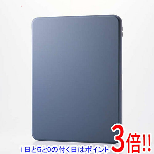 Rakuten - 【1日と5.0のつく日、18日はポイント3倍！】ELECOM 11インチiPad Air(M3/M2) フラップケース 360度回転 背面クリア 2アングル スリープ TB-A25MMG360BG ブルーグレー